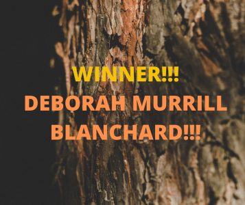 WINNER!!! DEBORAH MURILL BLANCHARD!!!