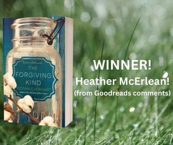 WINNER! Heather McErlean!!! (from Goodreads comments)