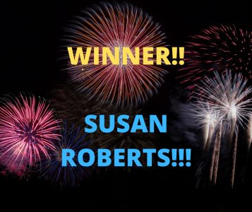 WINNER of Grand Finale Book Box! SUSAN ROBERTS!!!